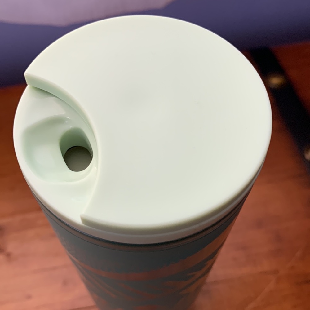 🎄Starbuck’s holiday mint frosted ribbon tumbler. 16oz grande. - Picture 3 of 4